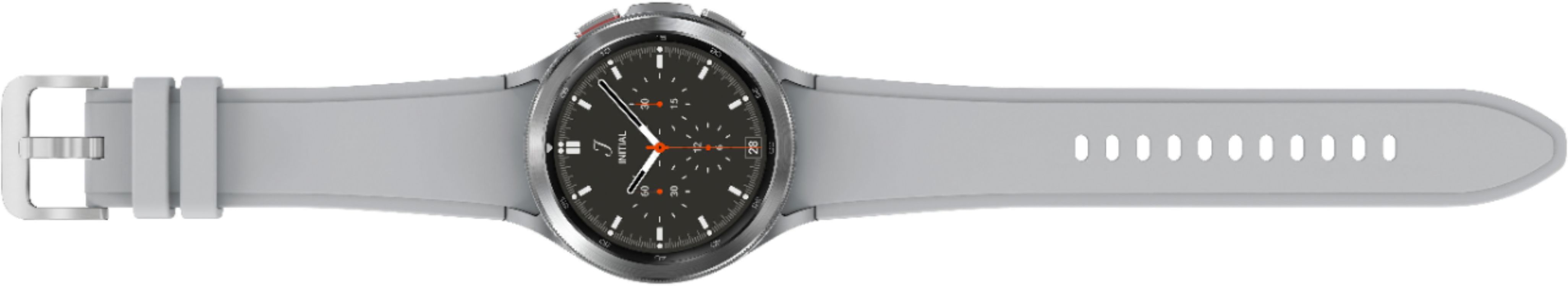 Samsung Galaxy Classic Stainless Steel Smartwatch 46mm BT Silver SM-R890NZSAXAA - Best