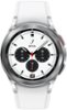 Samsung - Galaxy Watch4 Classic Stainless Steel Smartwatch 42mm LTE - Silver