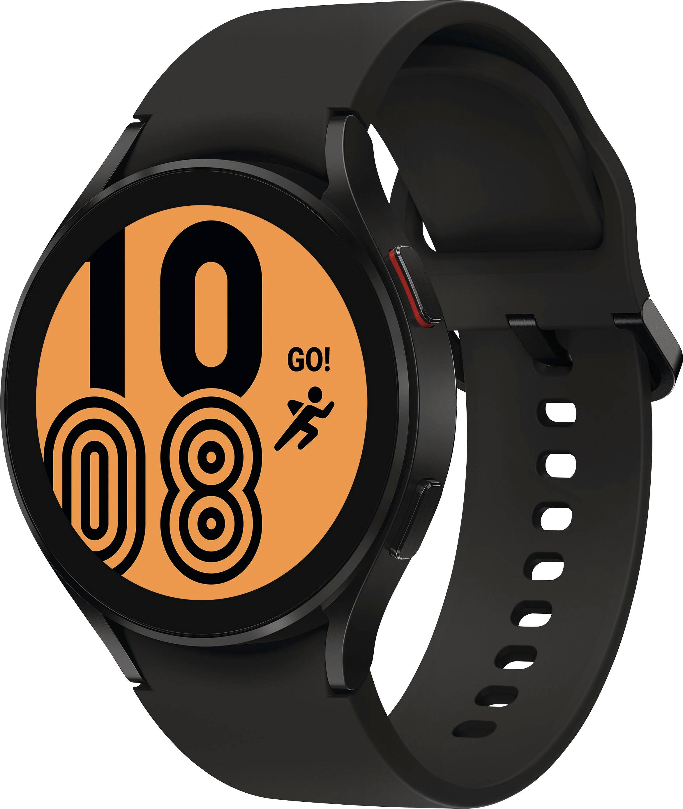 Alt View 12. Samsung - Galaxy Watch4 Aluminum Smartwatch 44mm BT - Black.
