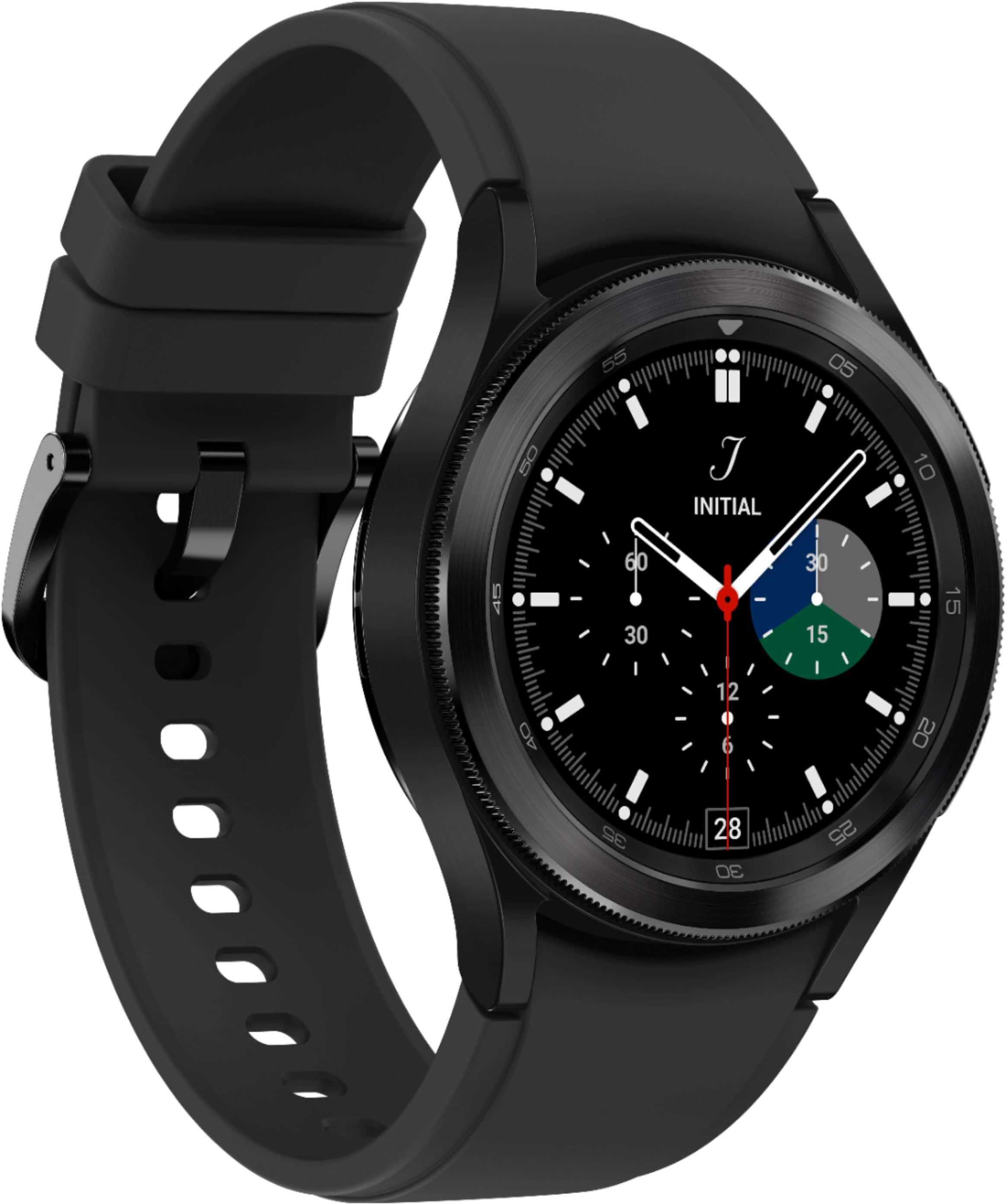 Alt View 12. Samsung - Galaxy Watch4 Classic Stainless Steel Smartwatch 42mm BT - Black.