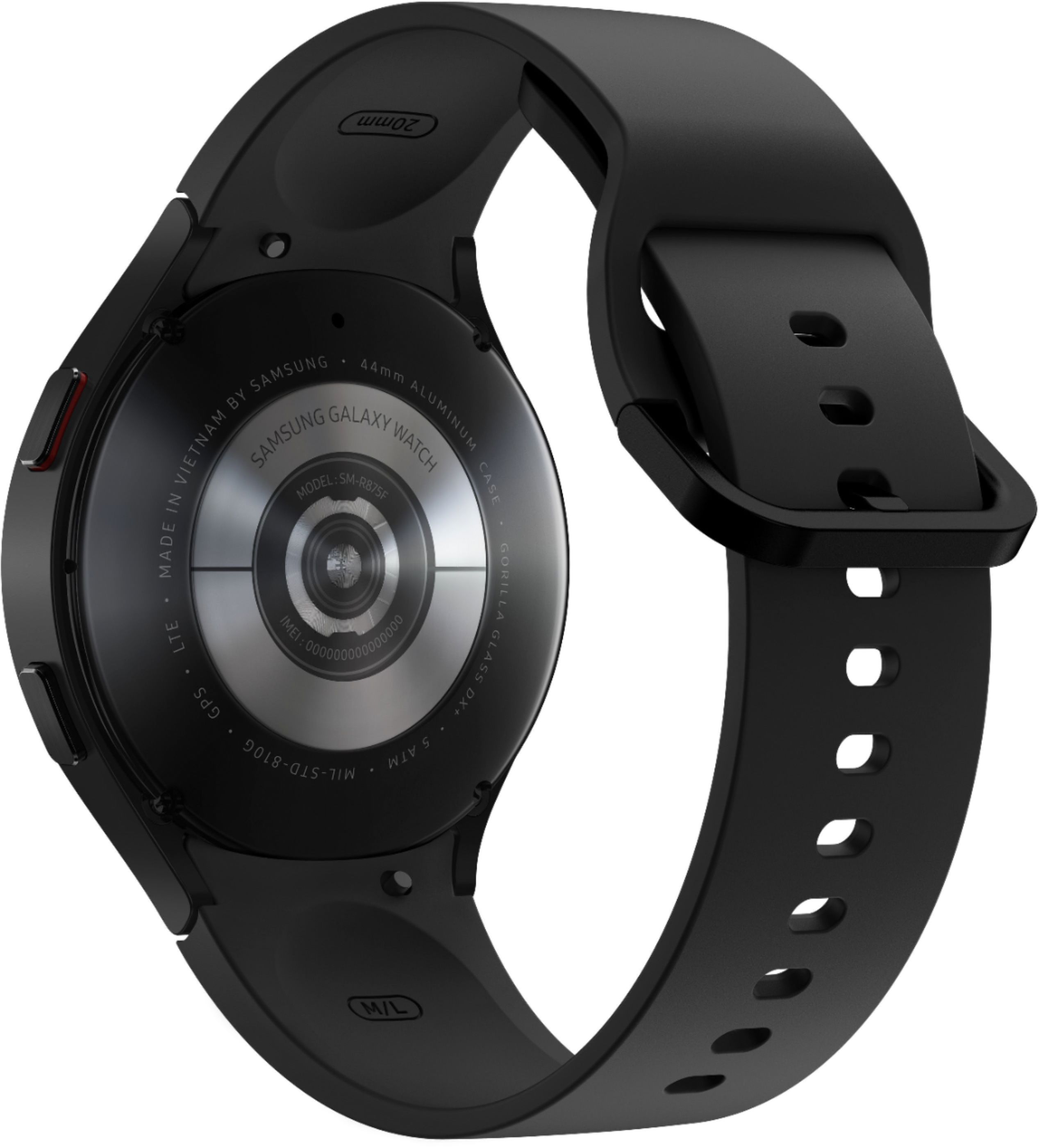 Samsung Galaxy Watch4 Aluminum Smartwatch 44mm LTE Black SM 