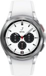 Front Zoom. Samsung - Galaxy Watch4 Classic Stainless Steel Smartwatch 42mm BT - Silver.