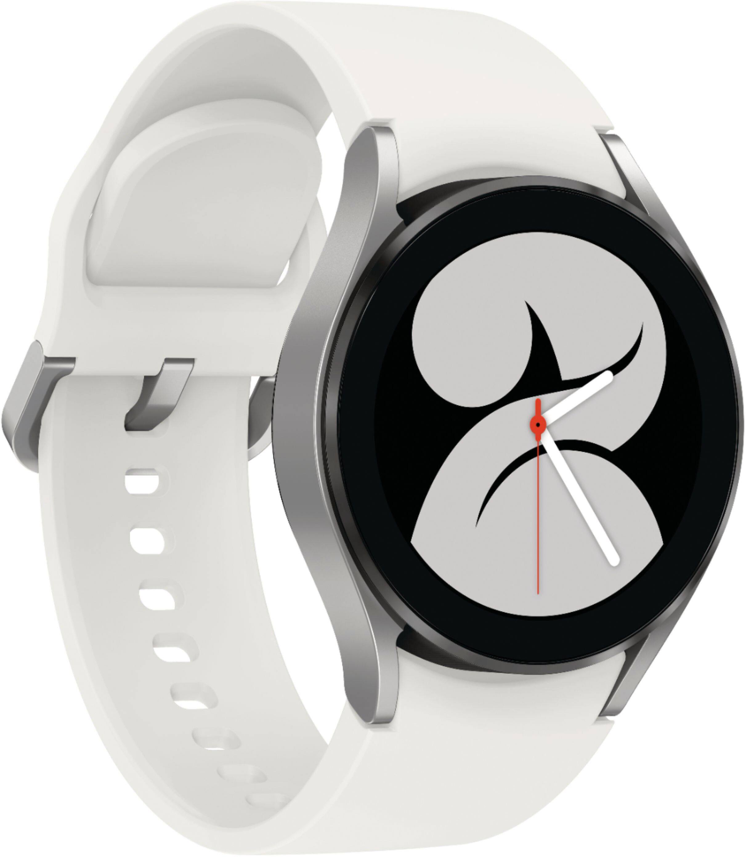 Alt View 11. Samsung - Galaxy Watch4 Aluminum Smartwatch 40mm BT - Silver.