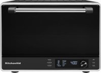 KitchenAid - Dual Convection Countertop Oven with Air Fry and Temperature Probe - KCO224 - Black Matte - Front_Zoom