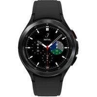 Samsung Electronics Galaxy Watch 4 Classic 46mm Bluetooth/Wi-Fi Stainless Steel Smartwatch with ECG Monitor Tracker (Black) 