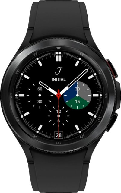 Front Zoom. Samsung - Galaxy Watch4 Classic Stainless Steel Smartwatch 46mm BT - Black.