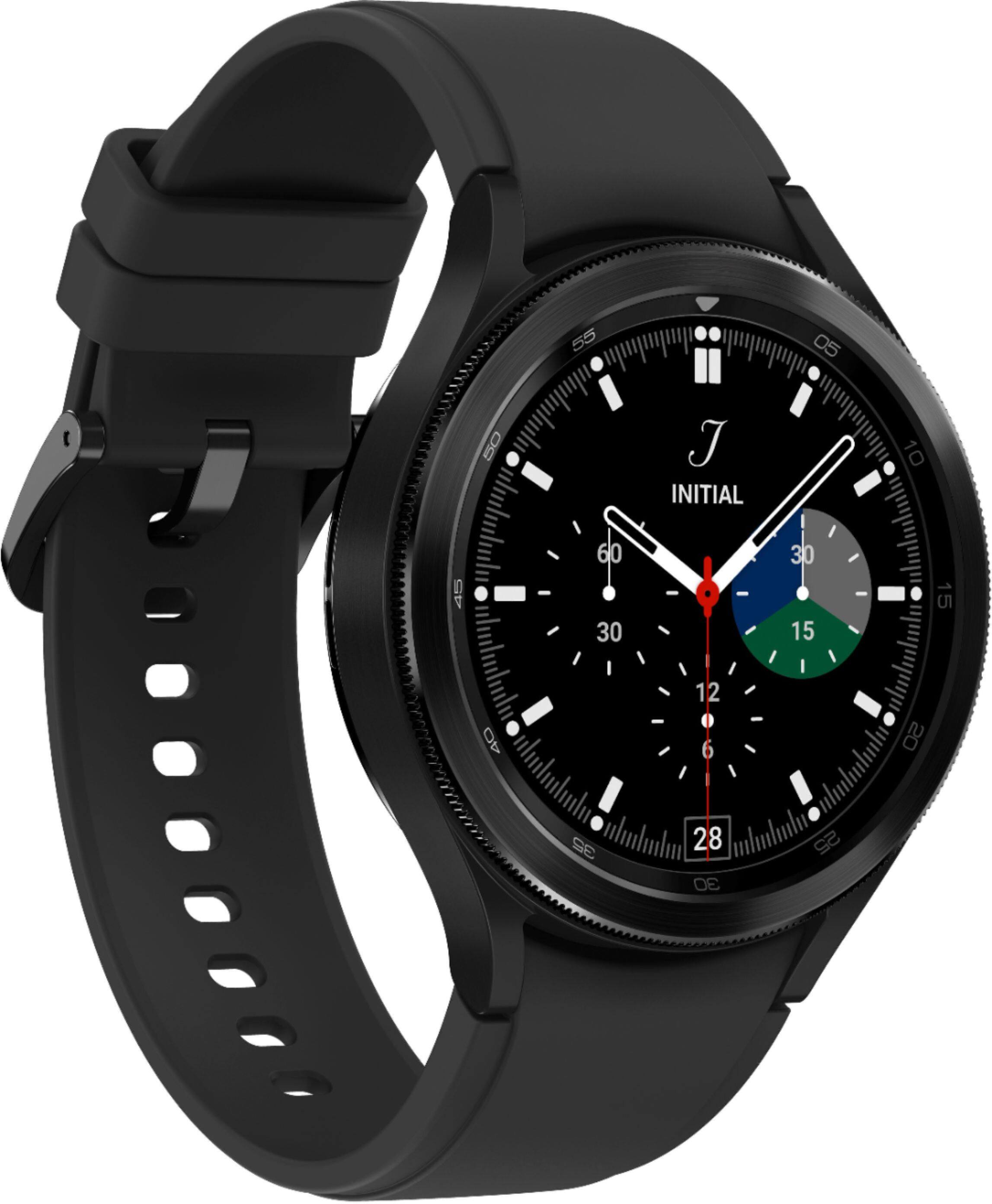 Alt View 12. Samsung - Galaxy Watch4 Classic Stainless Steel Smartwatch 46mm BT - Black.