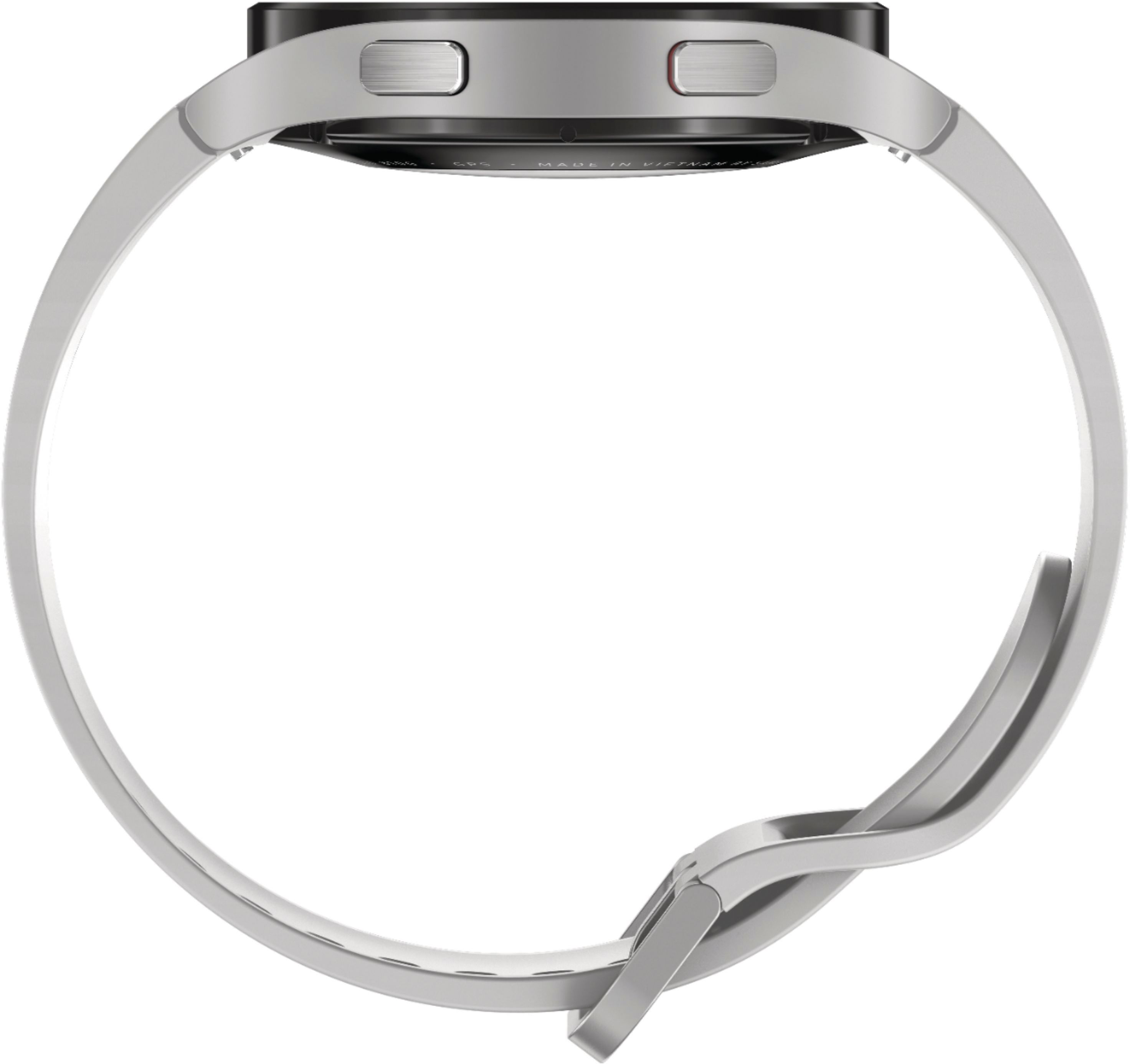 Best Buy: Samsung Galaxy Watch4 Aluminum Smartwatch 44mm BT Silver SM ...
