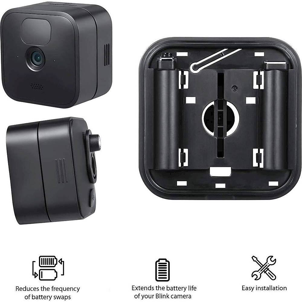 Alt View 11. Wasserstein - Battery Extension for Blink Outdoor and Blink Indoor Cameras (3-Pack) - Black.