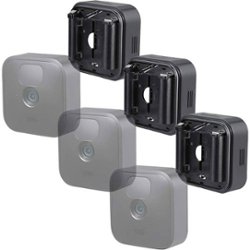 Wasserstein - Battery Extension for Blink Outdoor and Blink Indoor Cameras (3-Pack) - Black - Left_Zoom