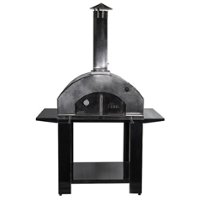 Nuke - Pizzero Outdoor Charcoal Grill Wood-Fired Pizza Oven - Metallic - Angle_Zoom