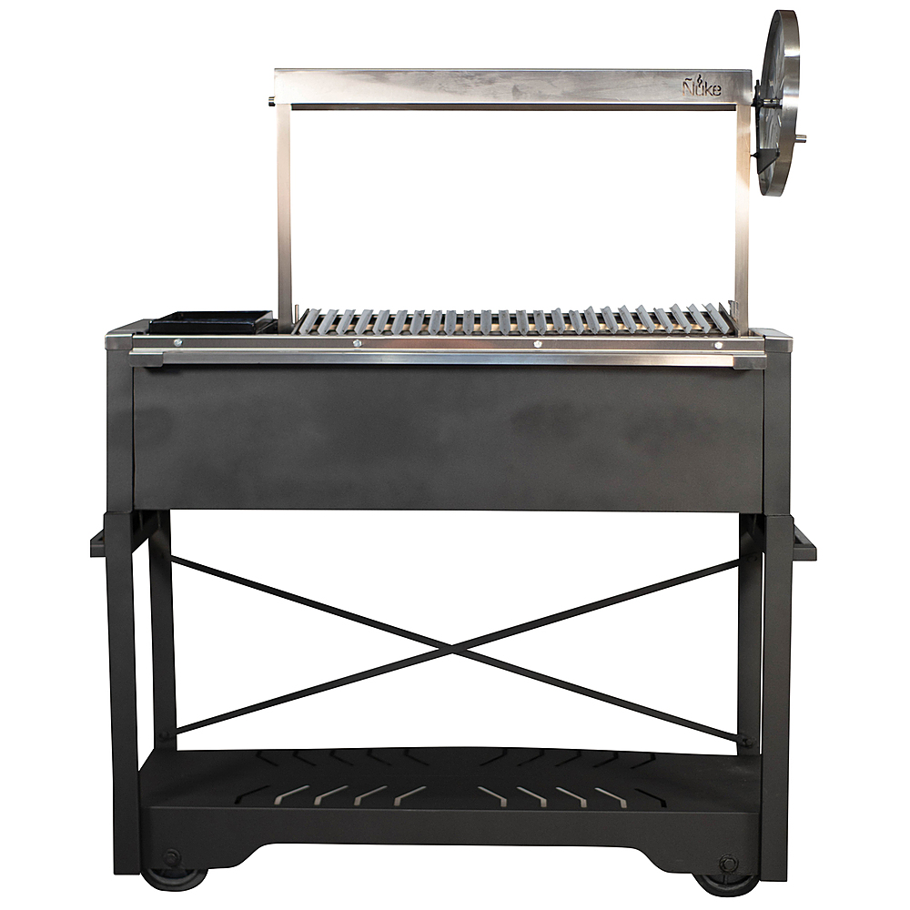 Left View: Nuke - Puma Argentinian Charcoal Grill - Black