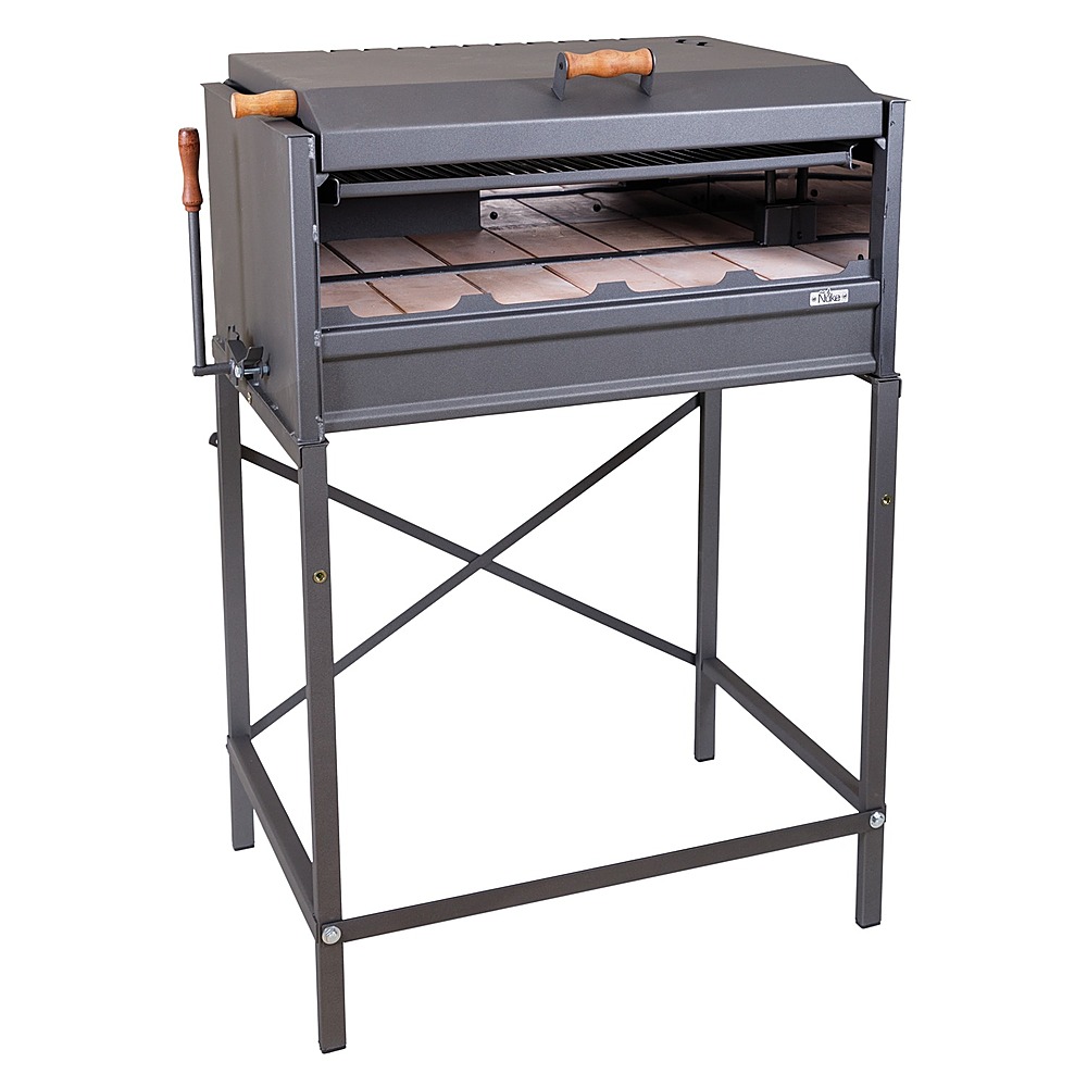 Left View: Nuke - Pampa Argentinian Charcoal Grill - Black