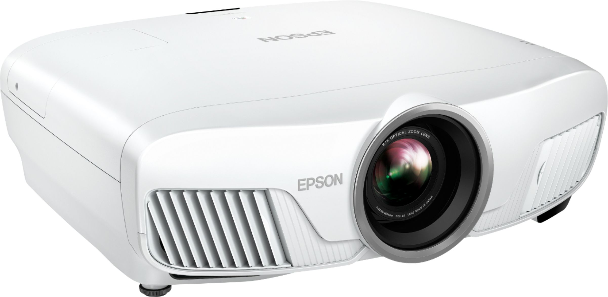 Angle View: Epson - Home Cinema 4010 4K 3LCD Projector with High Dynamic Range - Certified Refurbished - White