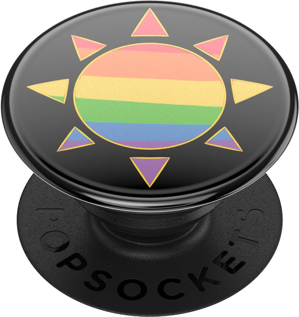 Angle View: PopSockets - Pride Month Poptivism PopGrip - Be Happy With Yourself