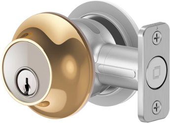 Level - Touch Edition Bluetooth Smart Lock - Polished Brass - Front_Zoom