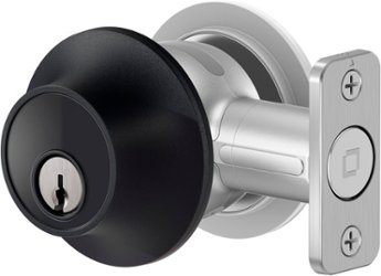 Level - Touch Edition Smart Lock Bluetooth Replacement Deadbolt with App/Key/Voice Assistant Access - Matte Black - Front_Zoom