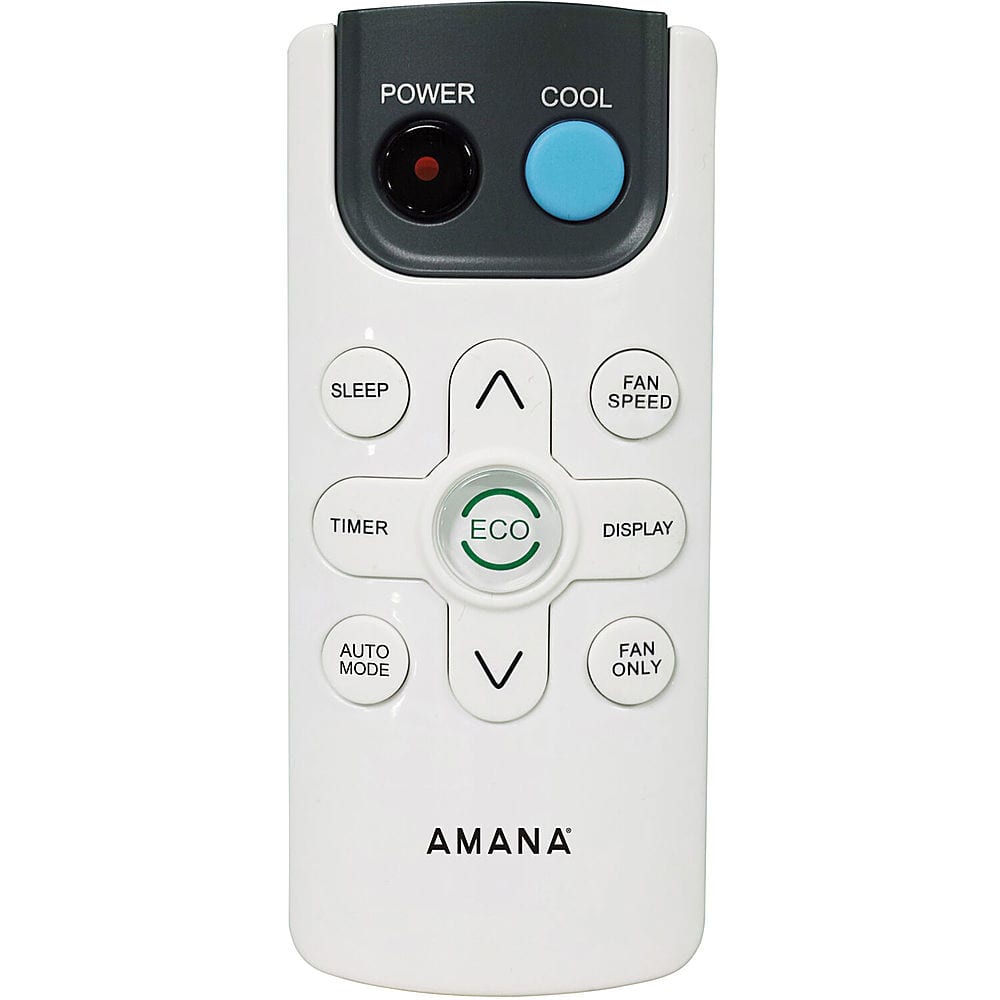 Angle View: Amana - 350 Sq. Ft 8,000 BTU Window Air Conditioner - White