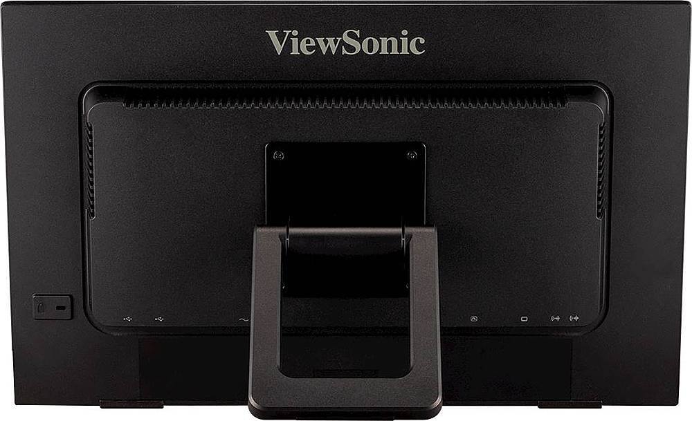 Back. ViewSonic - TD2223 22" LCD FHD Touch Screen Monitor (HDMI, VGA, DVI and USB) - Black.