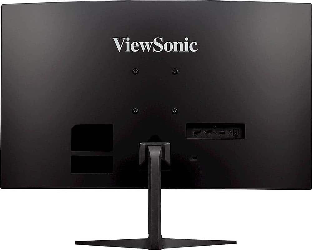 Back. ViewSonic - VX2718-PC-MHD 27" LCD Curved FHD Adaptive Sync Gaming Monitor (DisplayPort and HDMI) - Black.