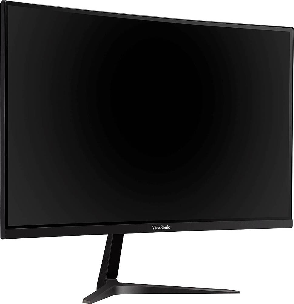 Angle View: Dell - 23.8" LCD FHD Monitor (DisplayPort,USB, HDMI) - Black, Silver