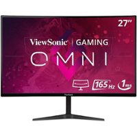 ViewSonic - OMNI VX2718-PC-MHD 27" LCD Curved FHD Adaptive Sync Gaming Monitor (DisplayPort and HDMI) - Black - Front_Zoom