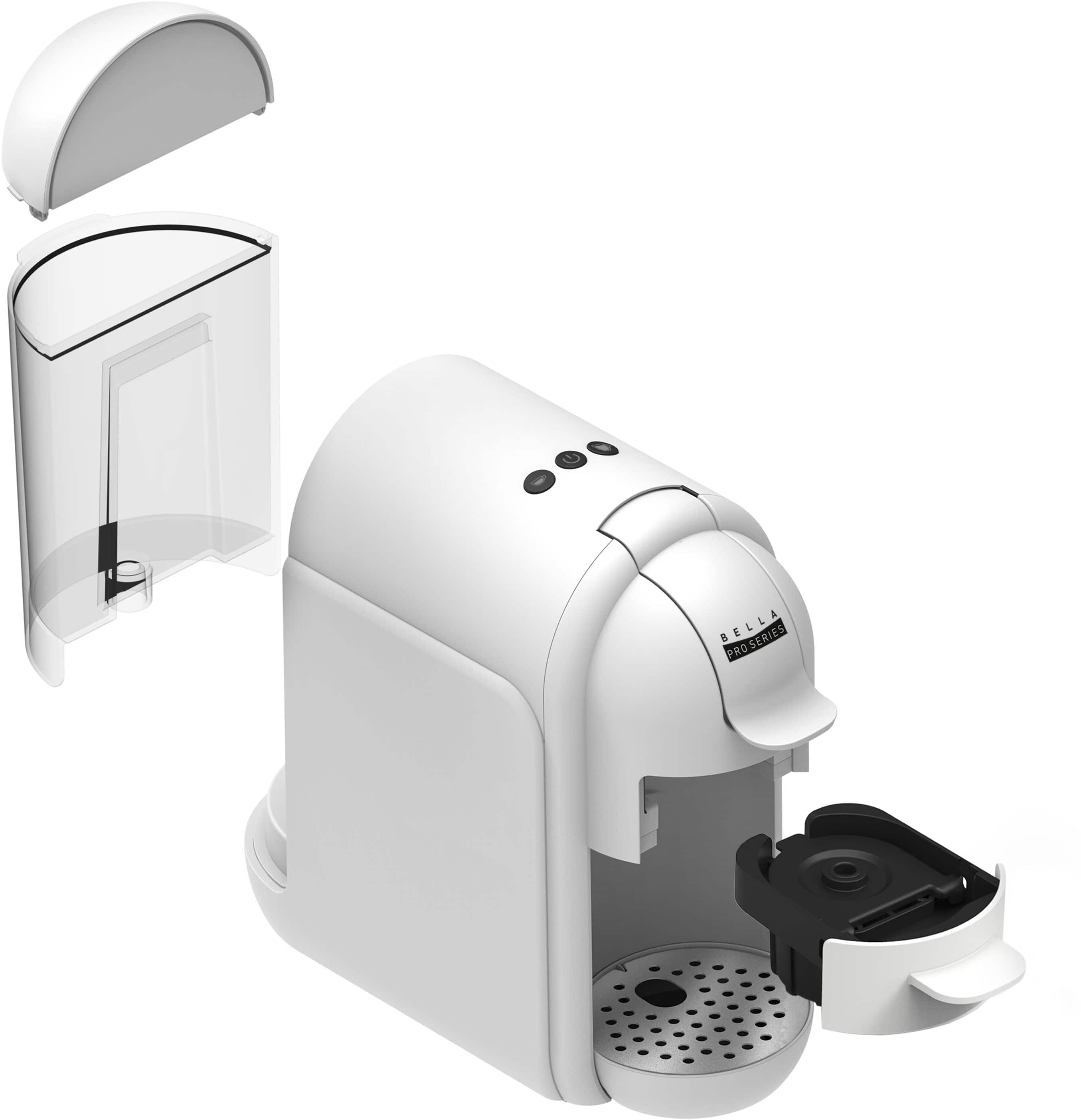 Alt View 15. Bella Pro Series - Espresso Machine with 20 Bars of Pressure and Nespresso Capsule Compatibility - Matte White.
