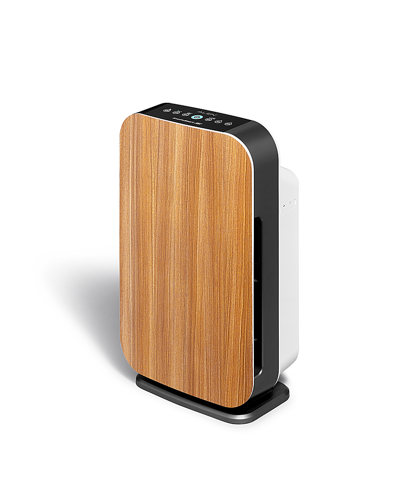 Angle View: Alen - BreatheSmart 45i 800 SqFt Air Purifier with Pure HEPA Filter for Allergens, Dust & Mold - Oak