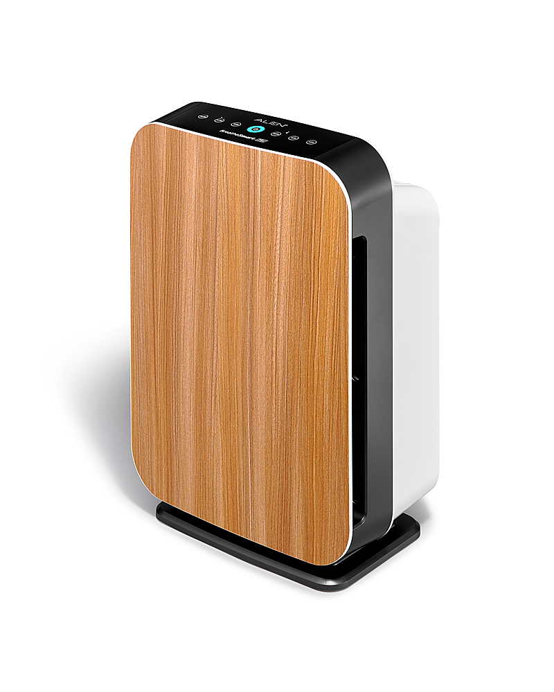 Angle View: Alen - BreatheSmart 75i Air Purifier with Pure, True HEPA Filter, for Allergens, Dust, Mold, and Germs – 1,300 SqFt - Oak