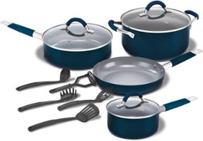 Bella Pro Series - 12-Piece Cookware Set - Ink Blue - Alt_View_Zoom_11