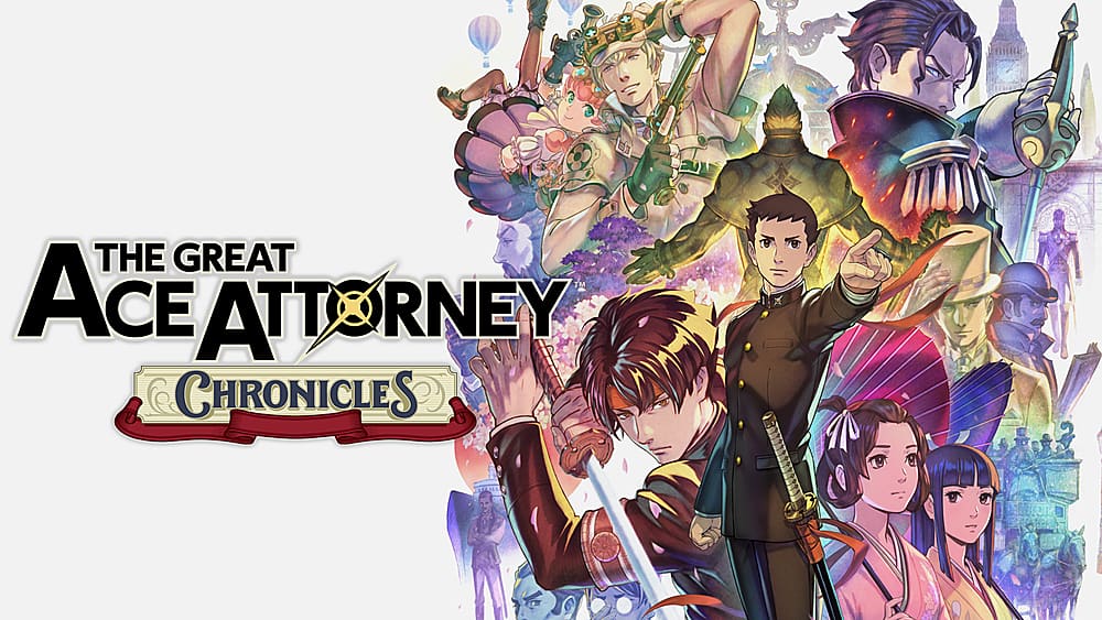 Front. Nintendo - The Great Ace Attorney Chronicles.