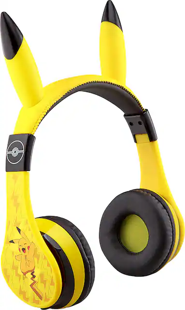 eKids Pokemon Pikachu Bluetooth Headphones yellow PK B52.EXV21 23 Best Buy