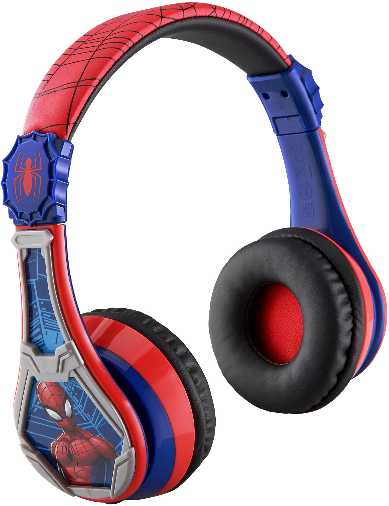 eKids Spider-Man 3 Bluetooth Headphones red SM-B52.EXV21M/23 - Best Buy