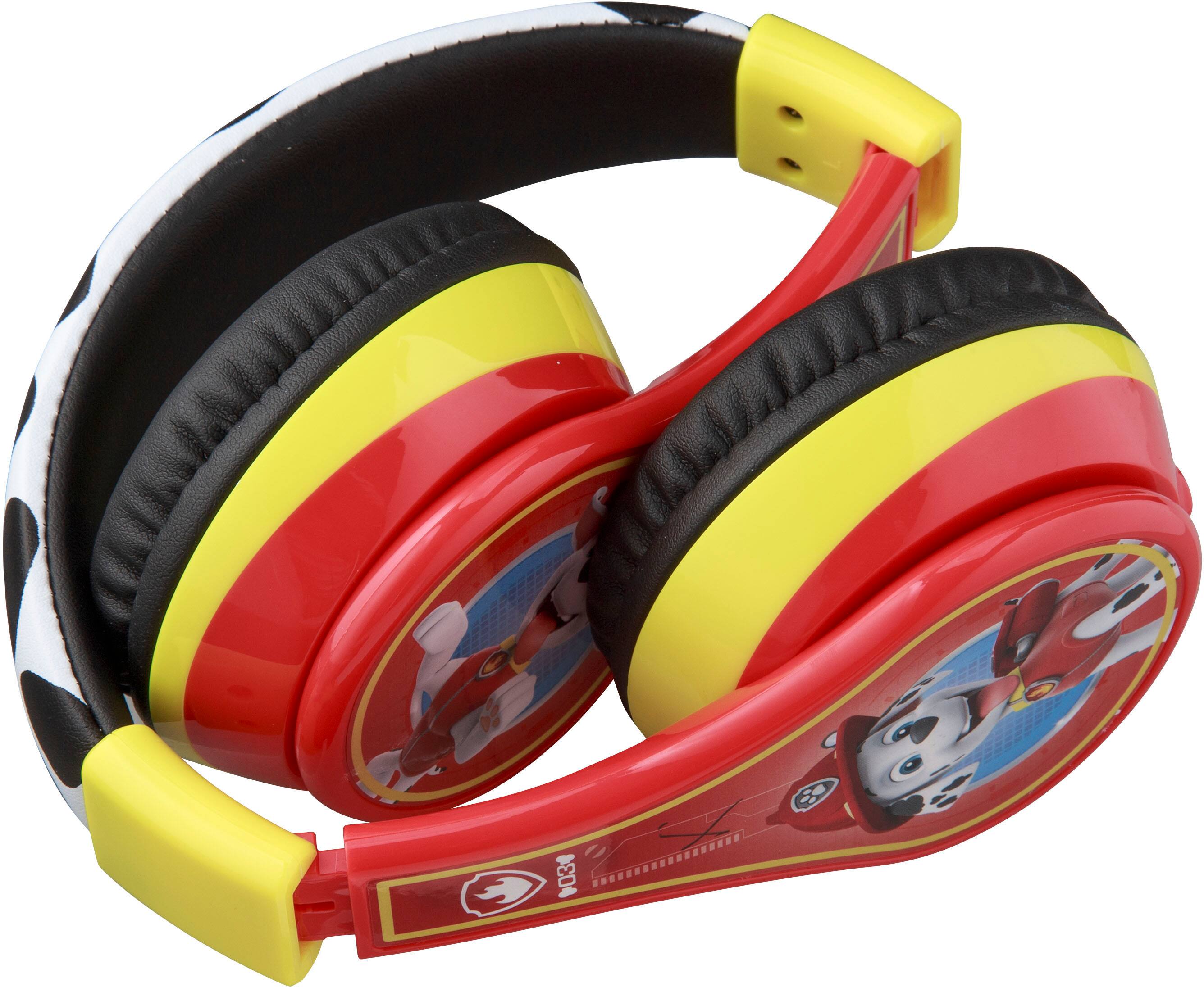 Alt View 12. eKids - Paw Patrol Marshall Bluetooth Headphones - red.