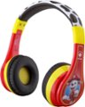 Left Zoom. eKids - Paw Patrol Marshall Bluetooth Headphones - red.