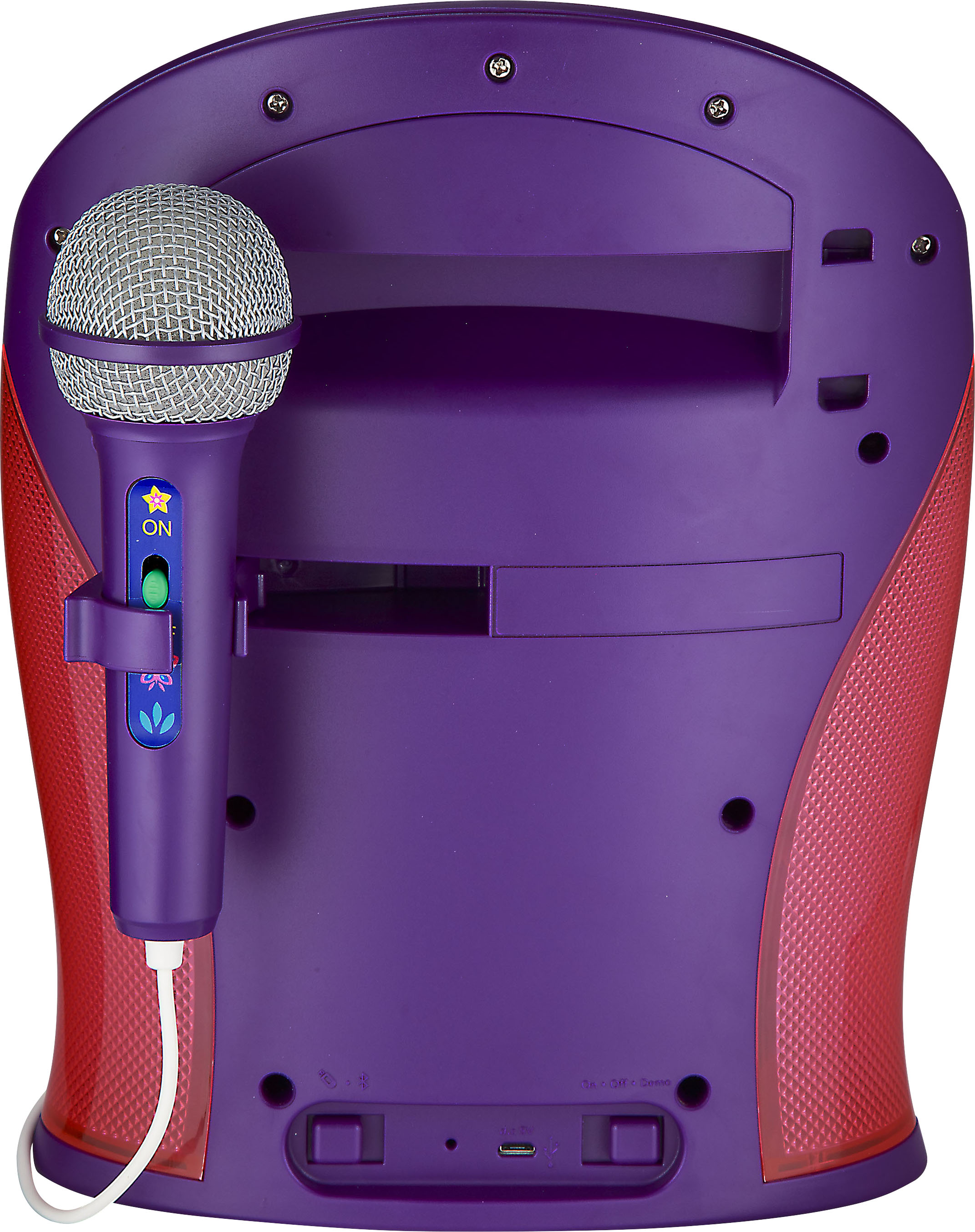 Back View: eKids - Disney Encanto Bluetooth Karaoke with EZ Link Technology - Purple