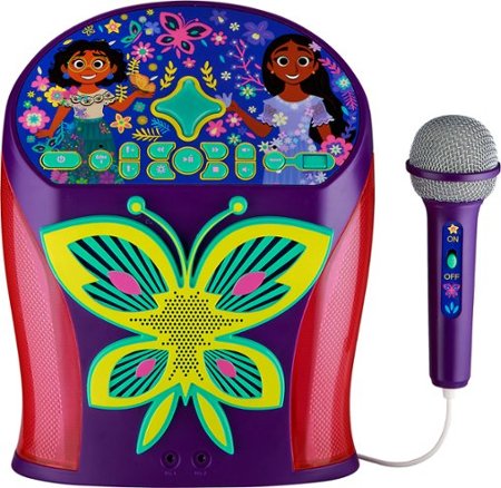 eKids - Disney Encanto Bluetooth Karaoke with EZ Link Technology - Purple