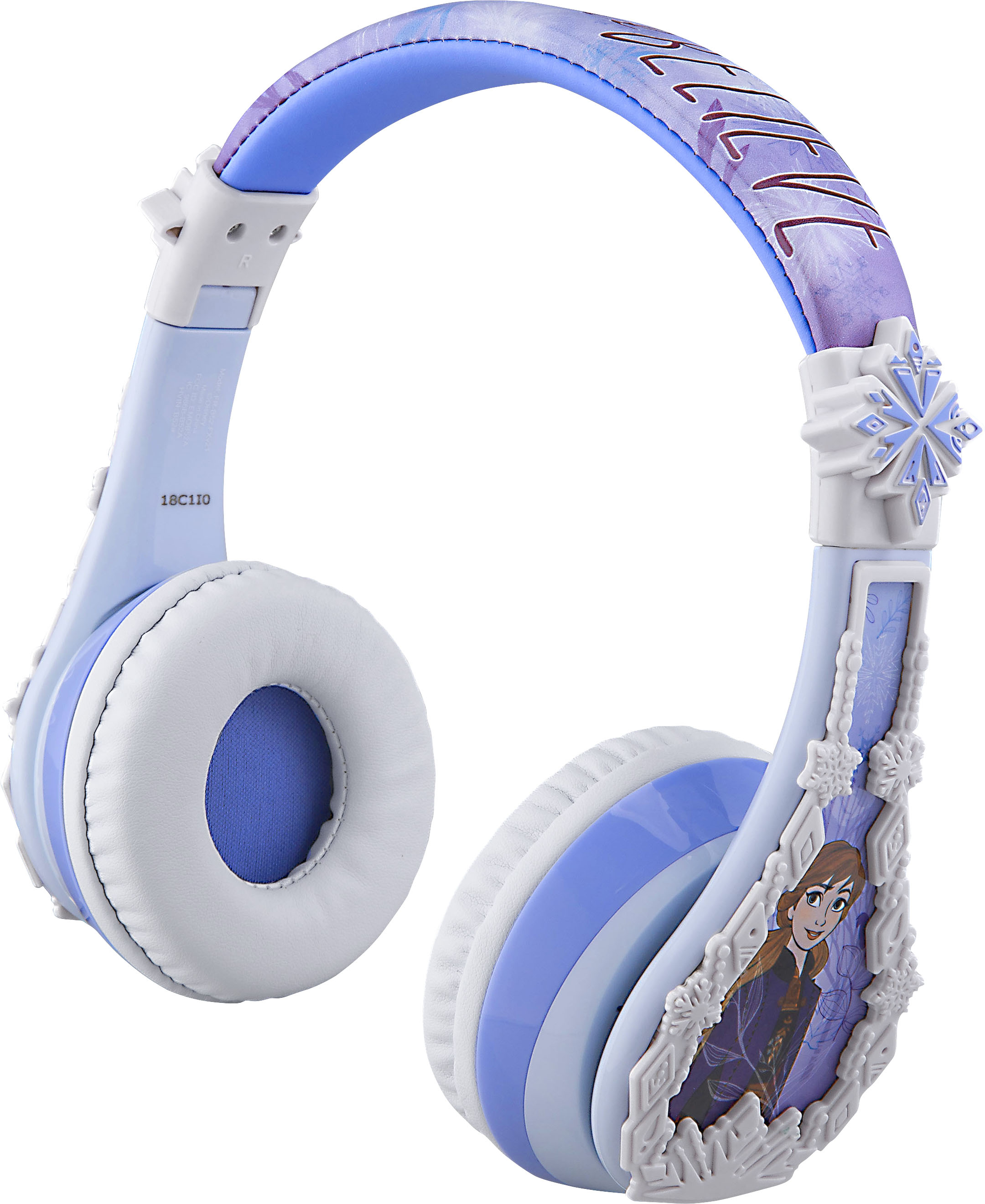 Angle View: eKids - Disney Frozen Bluetooth Headphones - light blue