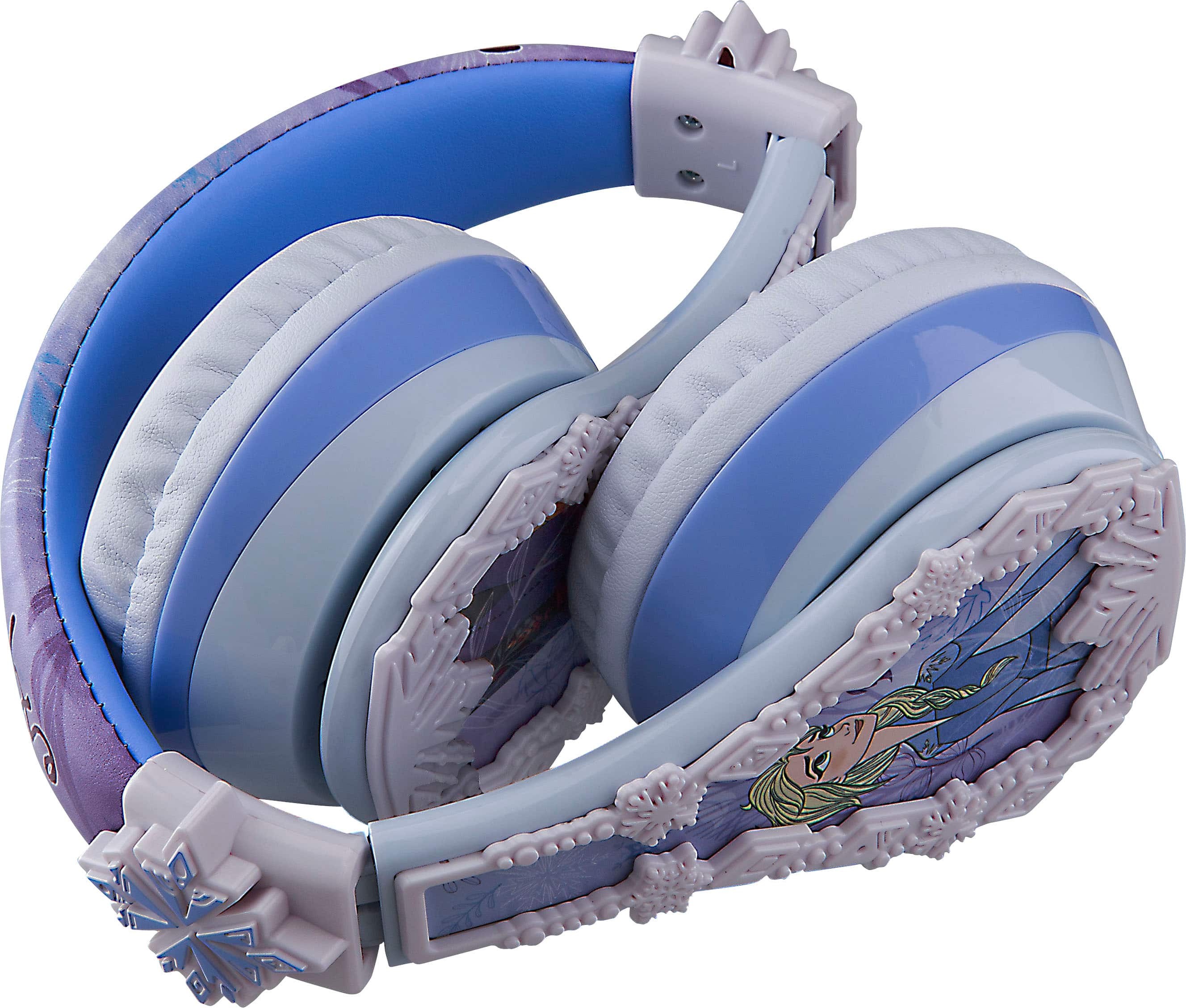 Alt View 12. eKids - Disney Frozen Bluetooth Headphones - light blue.