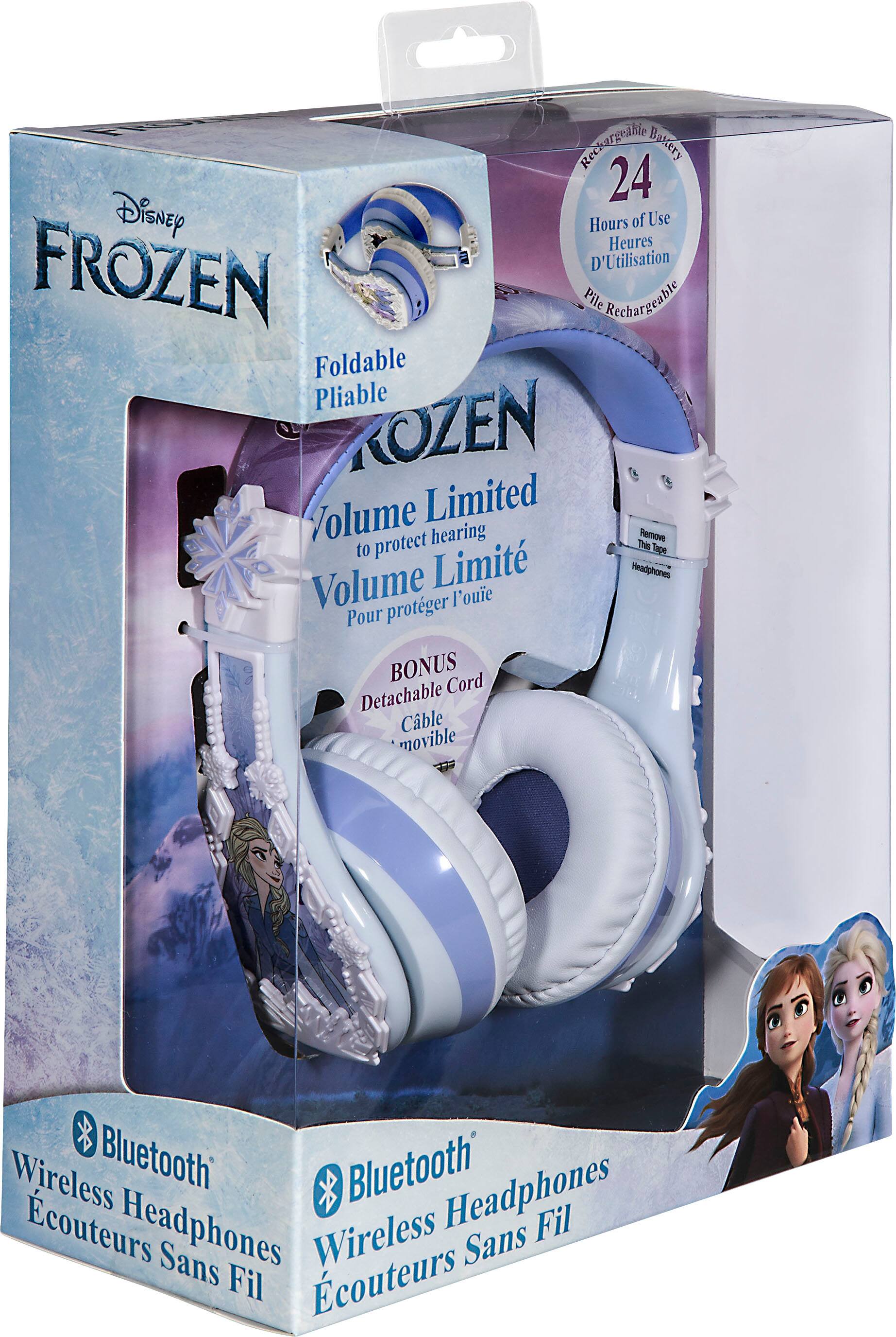 Alt View 17. eKids - Disney Frozen Bluetooth Headphones - light blue.