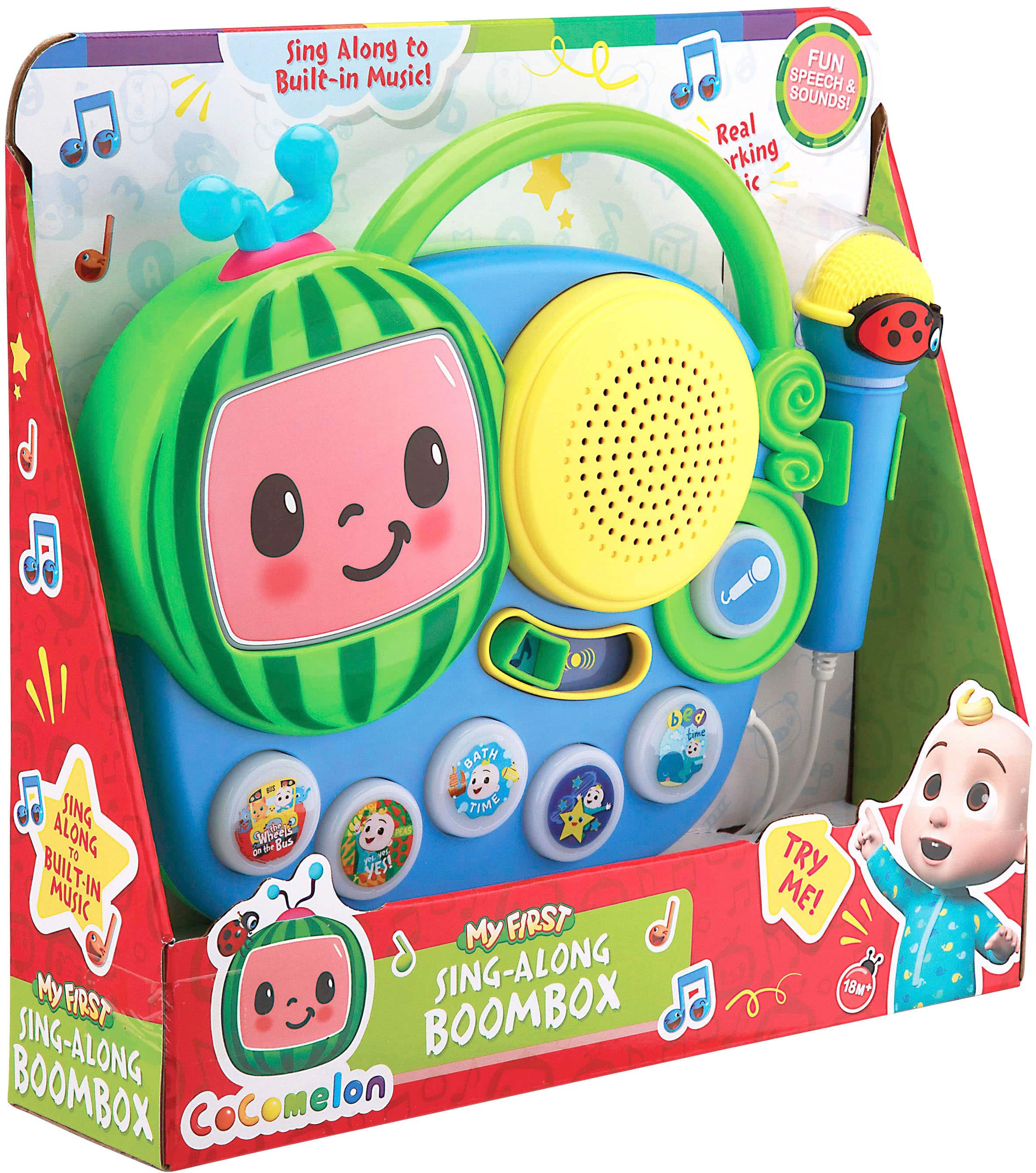 Alt View 15. KIDdesigns - Cocomelon My First Sing Along Boombox - Blue.