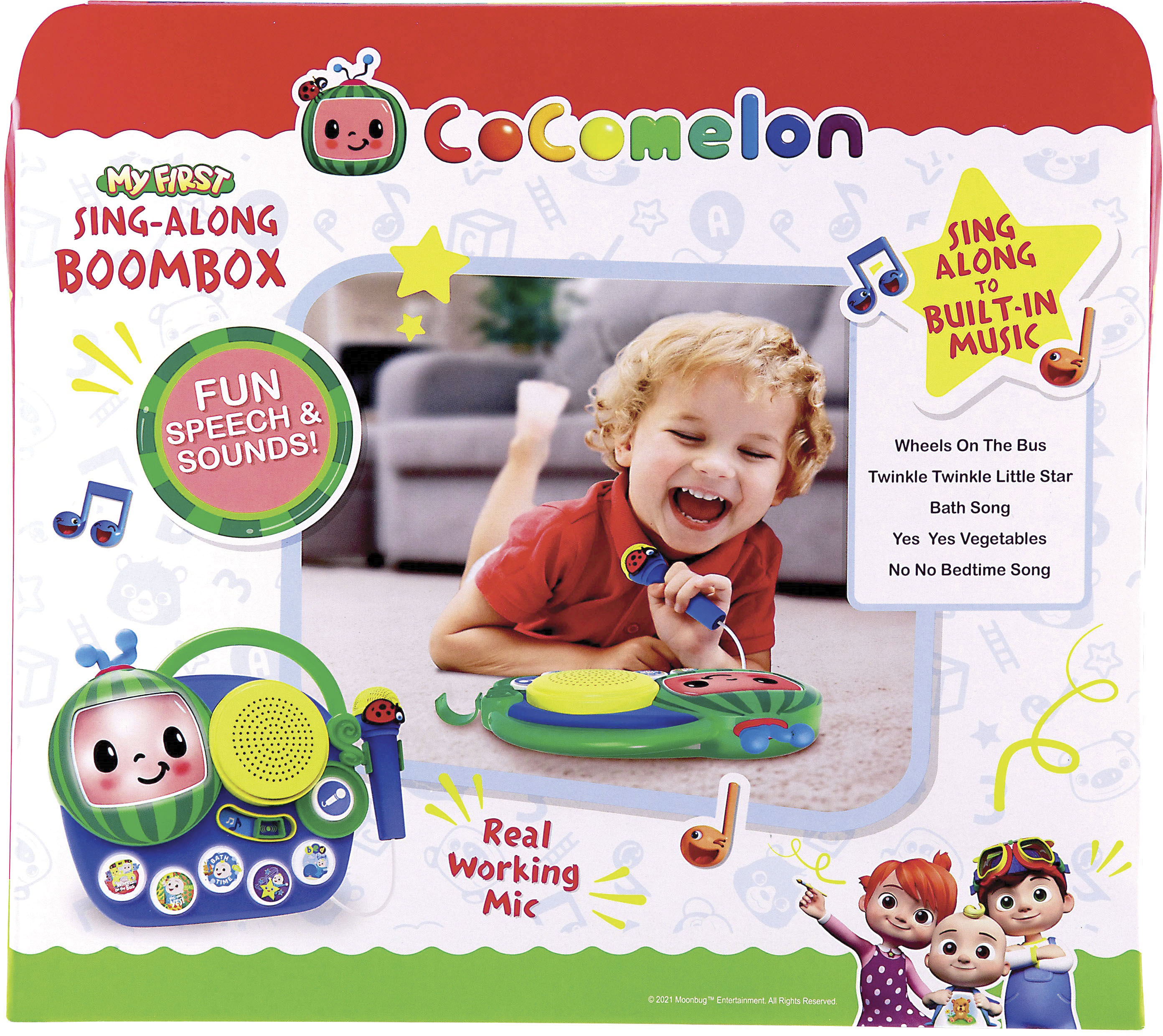 eKids Cocomelon Bluetooth Sing Along Music Player Green CO-550.EMv22 - Best  Buy