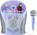 Front. eKids - Disney Frozen Bluetooth Karaoke with EZ Link Technology - Light Blue.