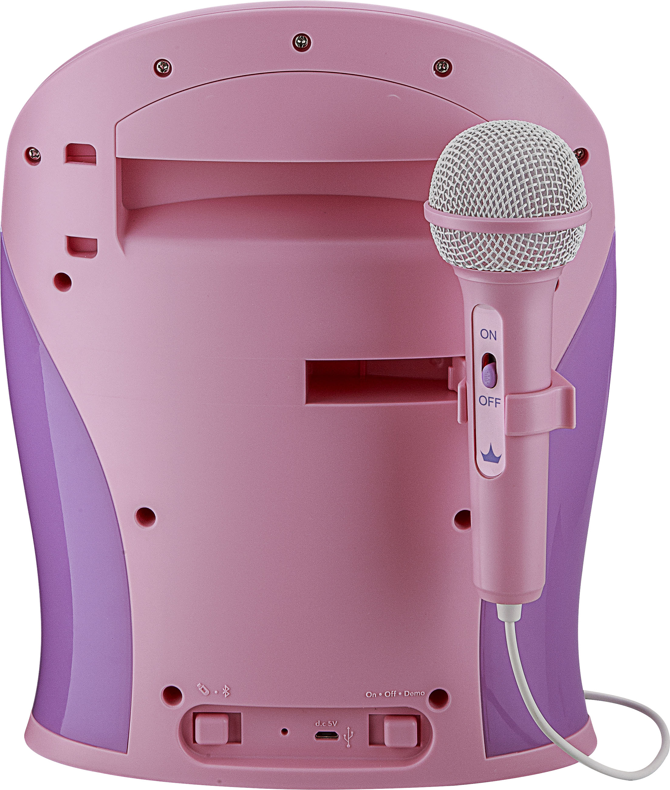 Back View: eKids - Disney Princess Bluetooth Karaoke with EZ Link Technology - Pink