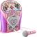 Angle. eKids - Disney Princess Bluetooth Karaoke with EZ Link Technology - Pink.