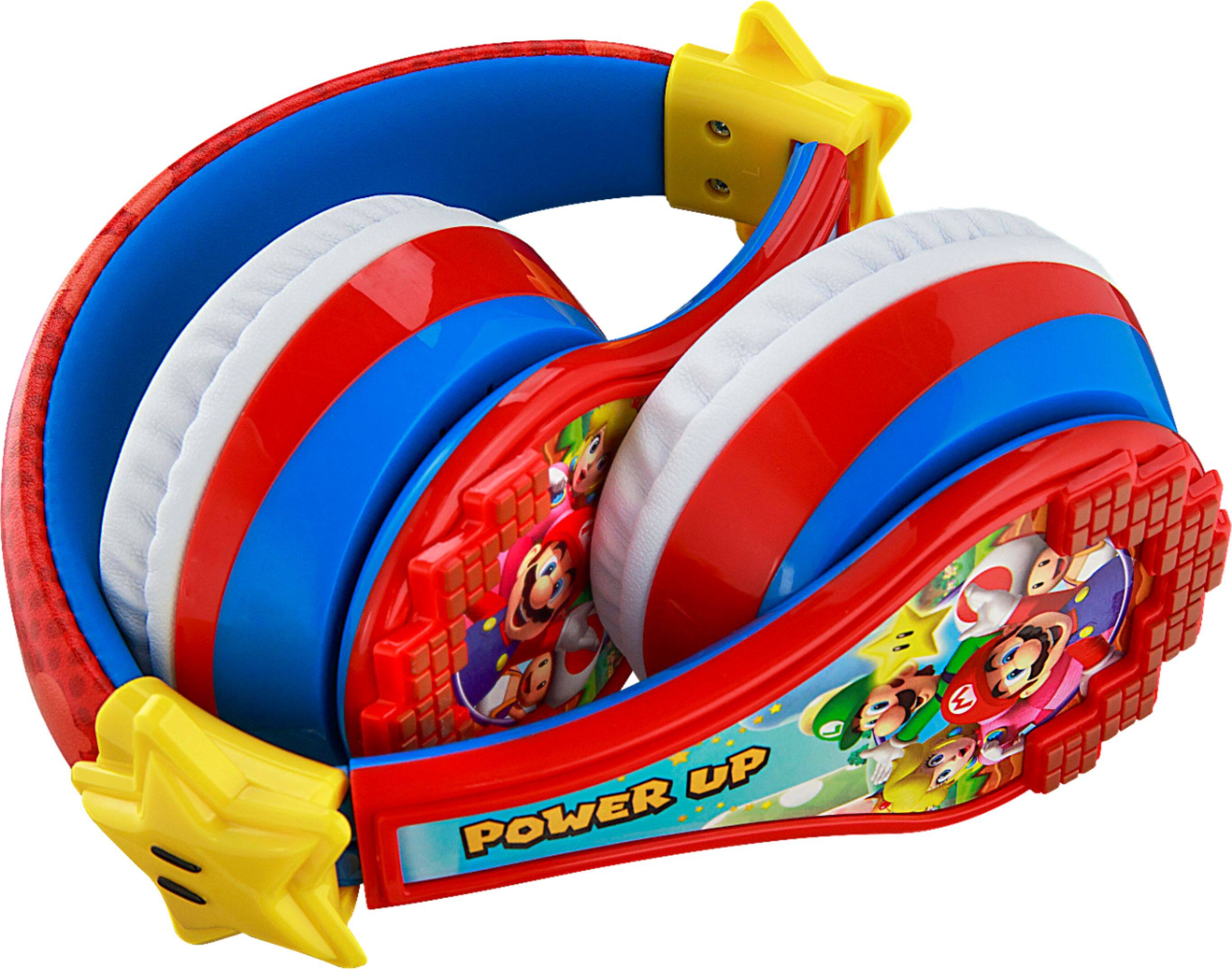 Alt View 13. eKids - Super Mario Bluetooth Headphones - red.