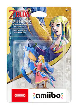 Nintendo - amiibo - Zelda & Loftwing - The Legend of Zelda: Skyward Sword HD - Yellow