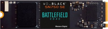WD - BLACK SN750 SE 500GB PCIe Gen 4 x4 Internal Solid State Drive with Battlefield 2042 PC Game Code - Front_Zoom