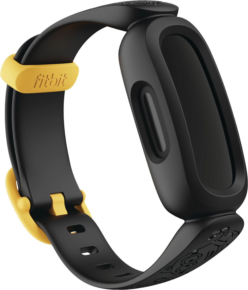 Angle View: Fitbit - Ace 3 Minions Accessory Band - Mischief Black