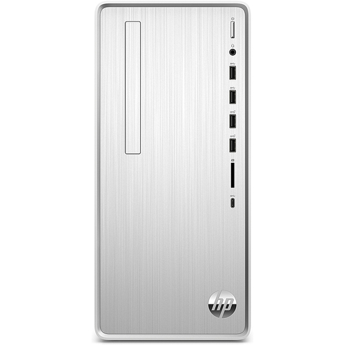 HP - Pavilion Desktop - Intel Core i5-11400 - 8GB Memory - 512GB SSD - Natural Silver
